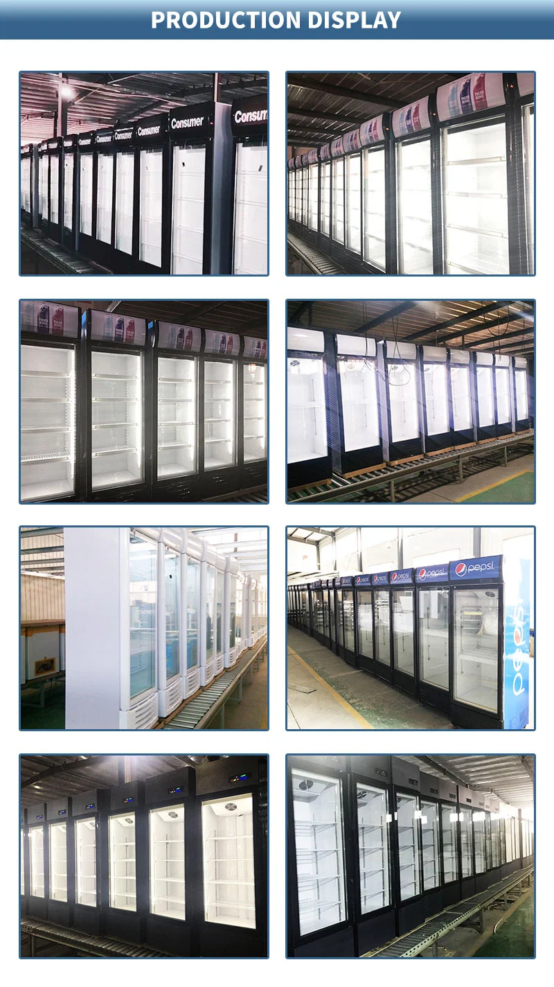 Vegetable Storage Supermarket Fridge Display Commercial Vertical Showcase Refrigerator