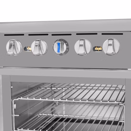 Shaneok Professional Marine Stove Machine Electric Gas Cooking Range with Oven Commercial Kitchen Equipment